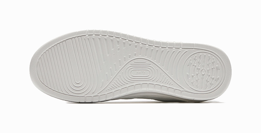 Anta Anti Slip Wear Resistant Low Top Skateboard Shoes Women's Papyrus White Hiking Shoes For Rain