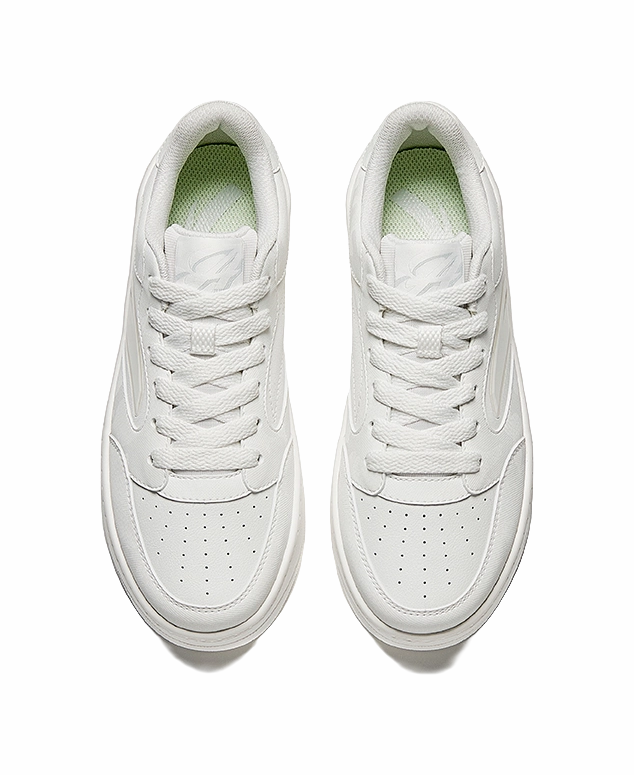 Finn Hiking Shoes Anta Anti Slip Wear Resistant Low Top Skateboard Shoes Women's Papyrus White