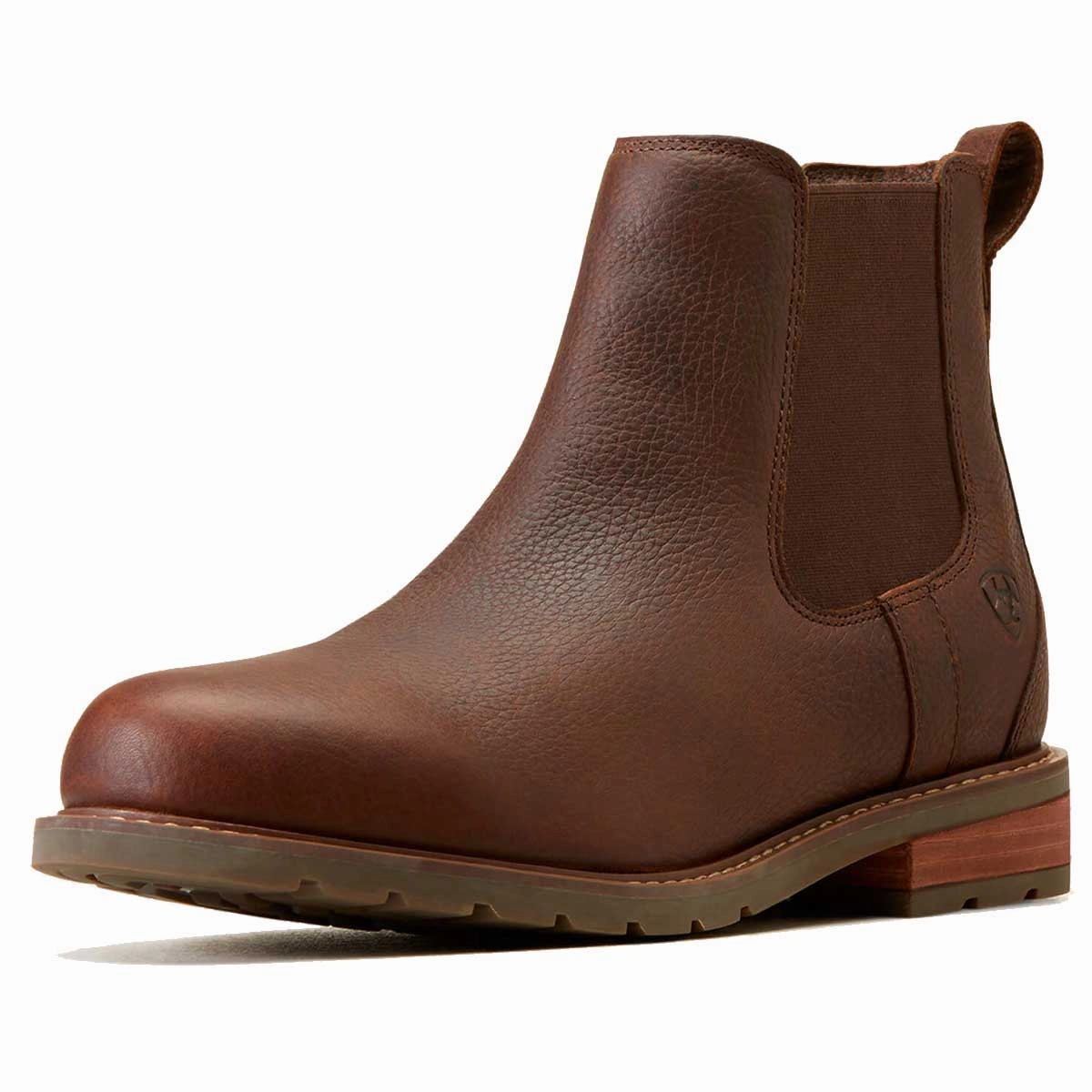 Gore Tex Waterproof Running Shoes ARIAT Wexford Waterproof Chelsea Boots - Mens - Dark Brown