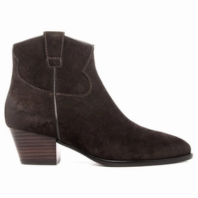 Ankle Boots With Cuban Heel Ash Houston Suede Women's Ankle Boots - UK 8 - US 10 Women - EU 41