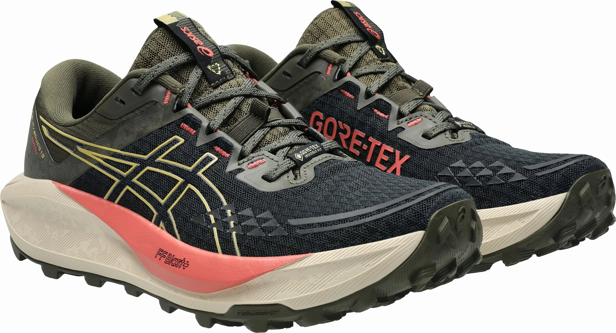Best Trail Running Shoes For Bad Knees Asics Gel Trabuco 13 GORE-TEX Womens Trail Running Shoes - Black