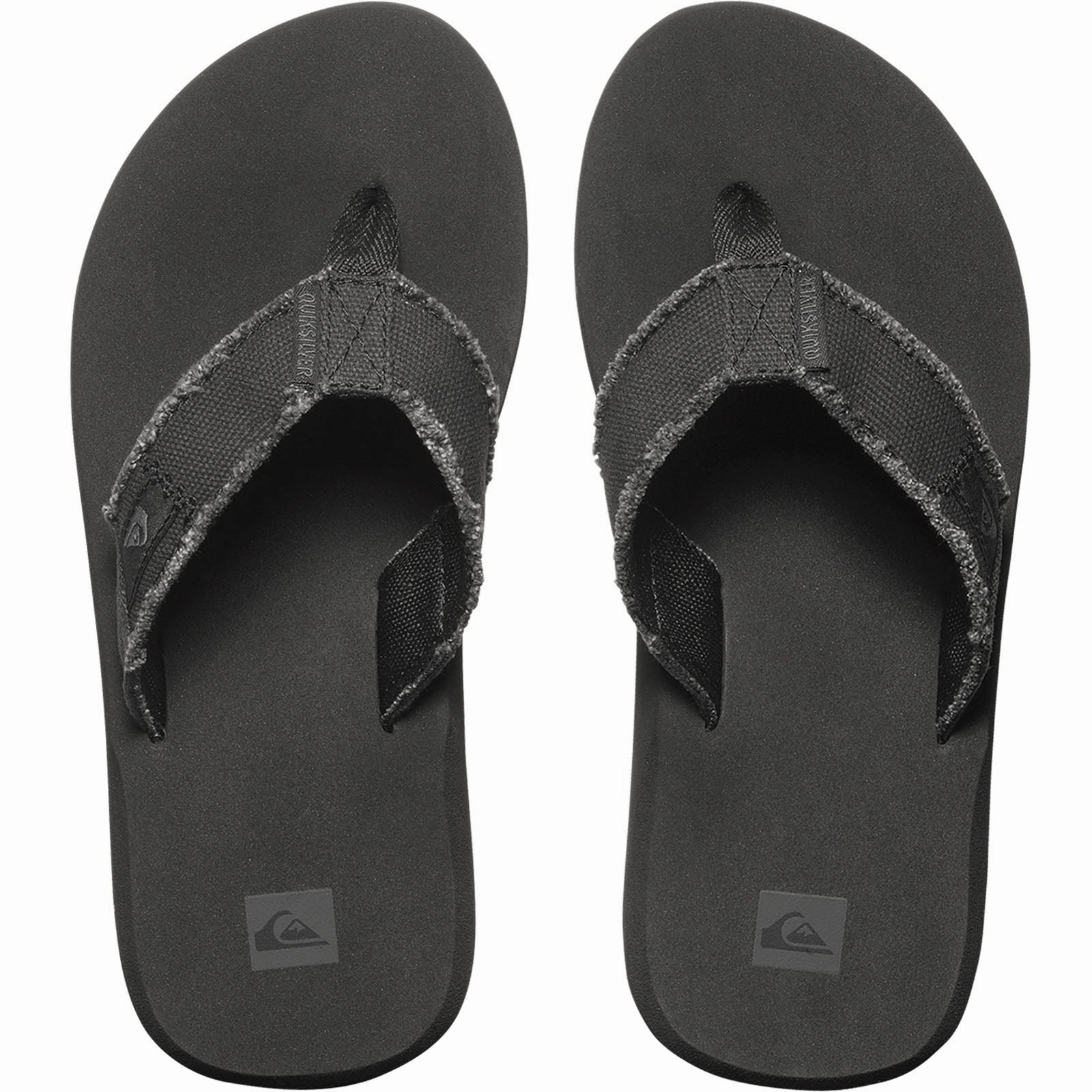 Flip Flops Back Strap Quiksilver Kids Monkey Abyss Flip Flops - Black