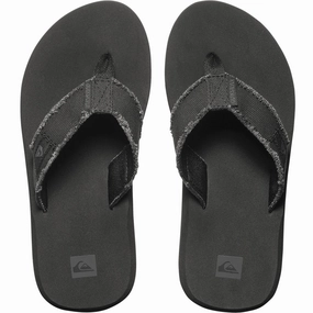 Flip Flops With Sparkles Quiksilver Kids Monkey Abyss Flip Flops - Black