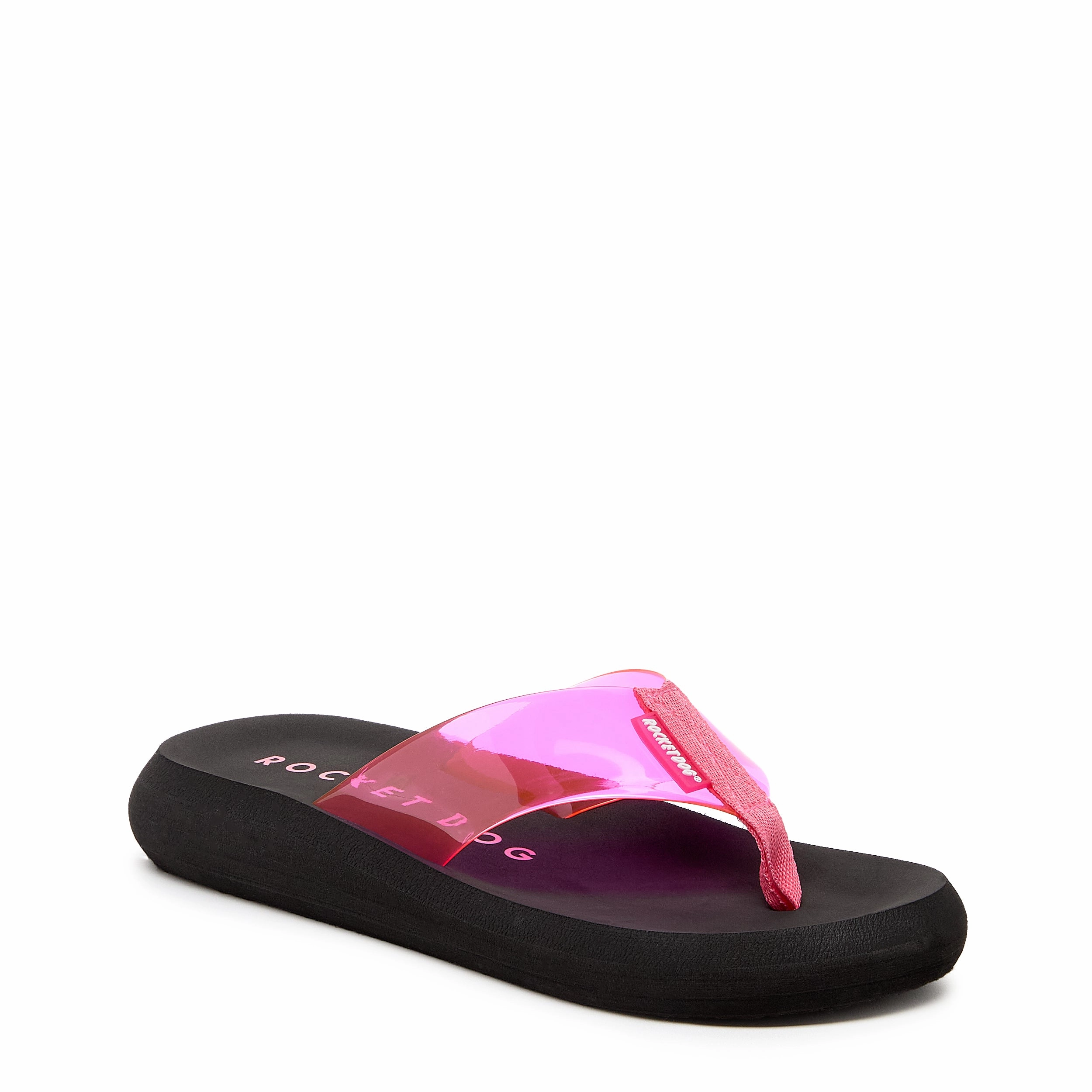 Flip Flops With Heels Sunset Hot Pink Flip-flops