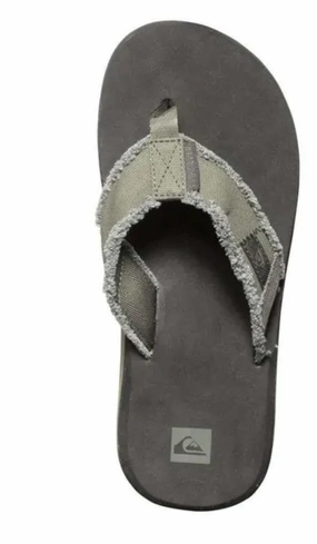 Everywhere Flip Flops Quiksilver  Monkey Abyss Sandals Green/Blk/Brown