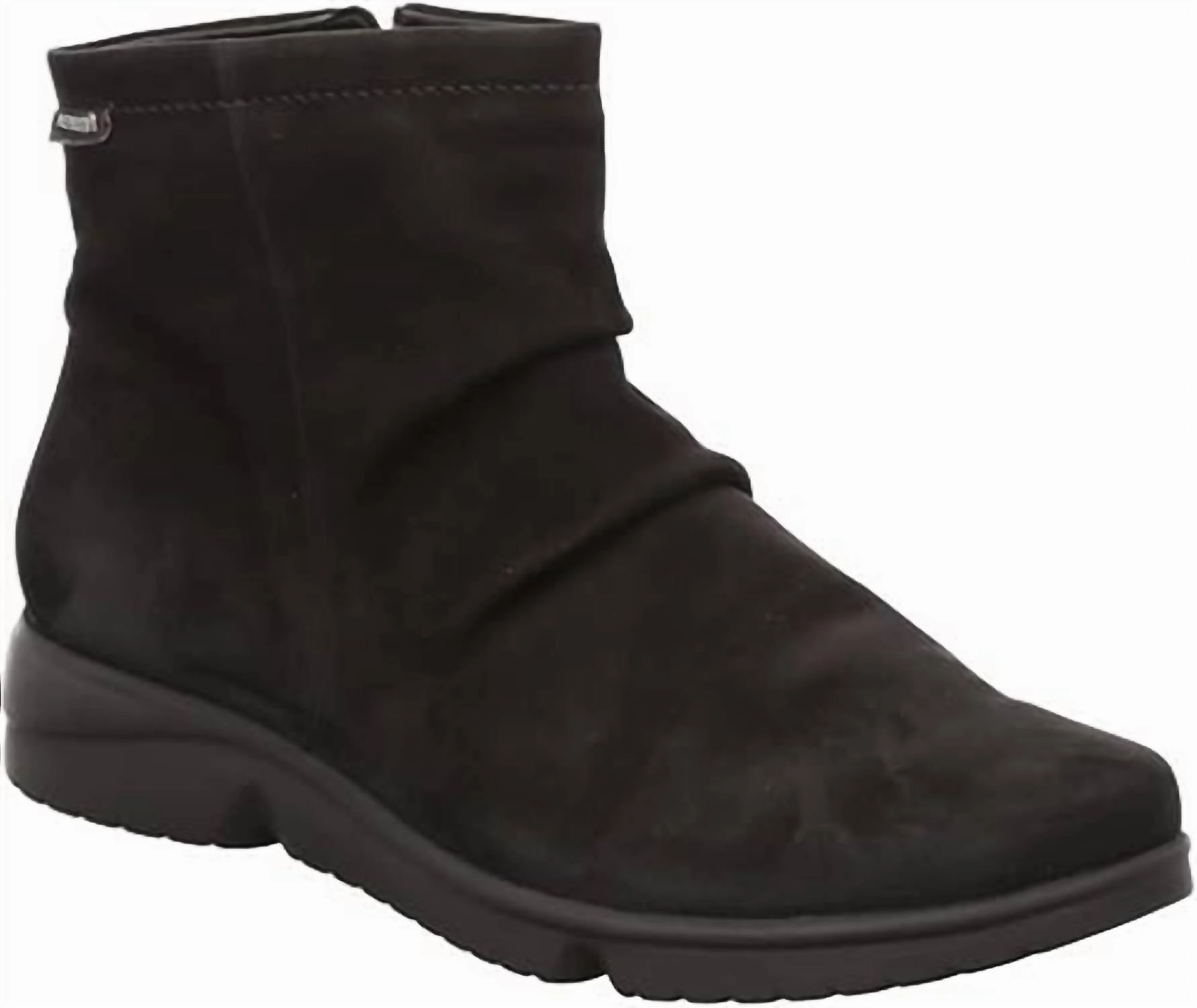 Women's Rezia Ankle Boot In Black Bucksoft Heeled Stiletto Ankle Boots