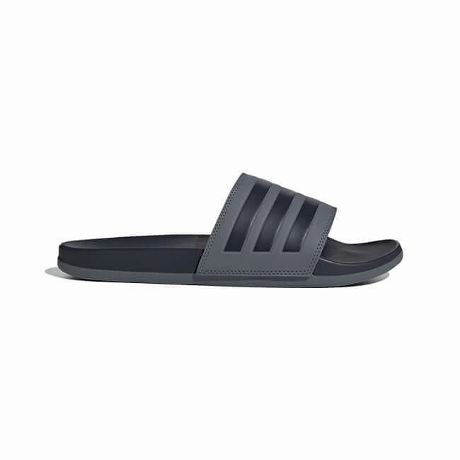 Adidas Adilette Comfort Slides Onix / Legend Ink Flip Flops With Air Bubble