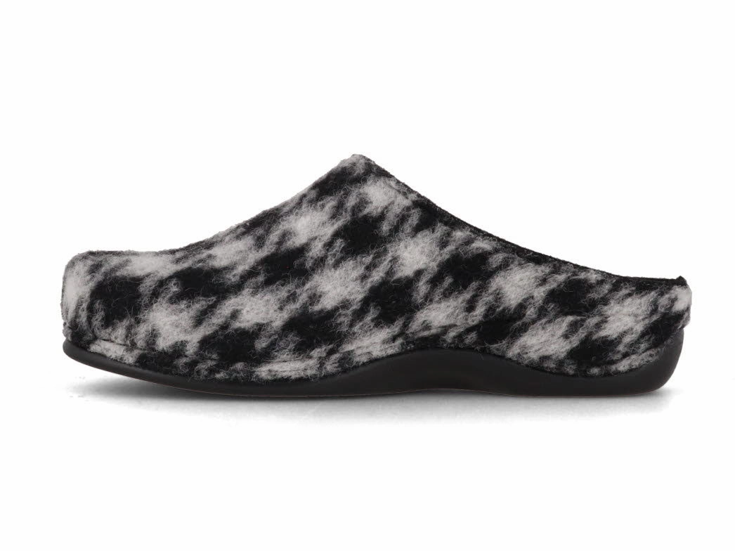 Clogs Healthcare Berkemann BERKOFLEX Women Felt Clogs 'Fabia', black