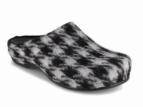 Tiny Clogs Berkemann BERKOFLEX Women Felt Clogs 'Fabia', black