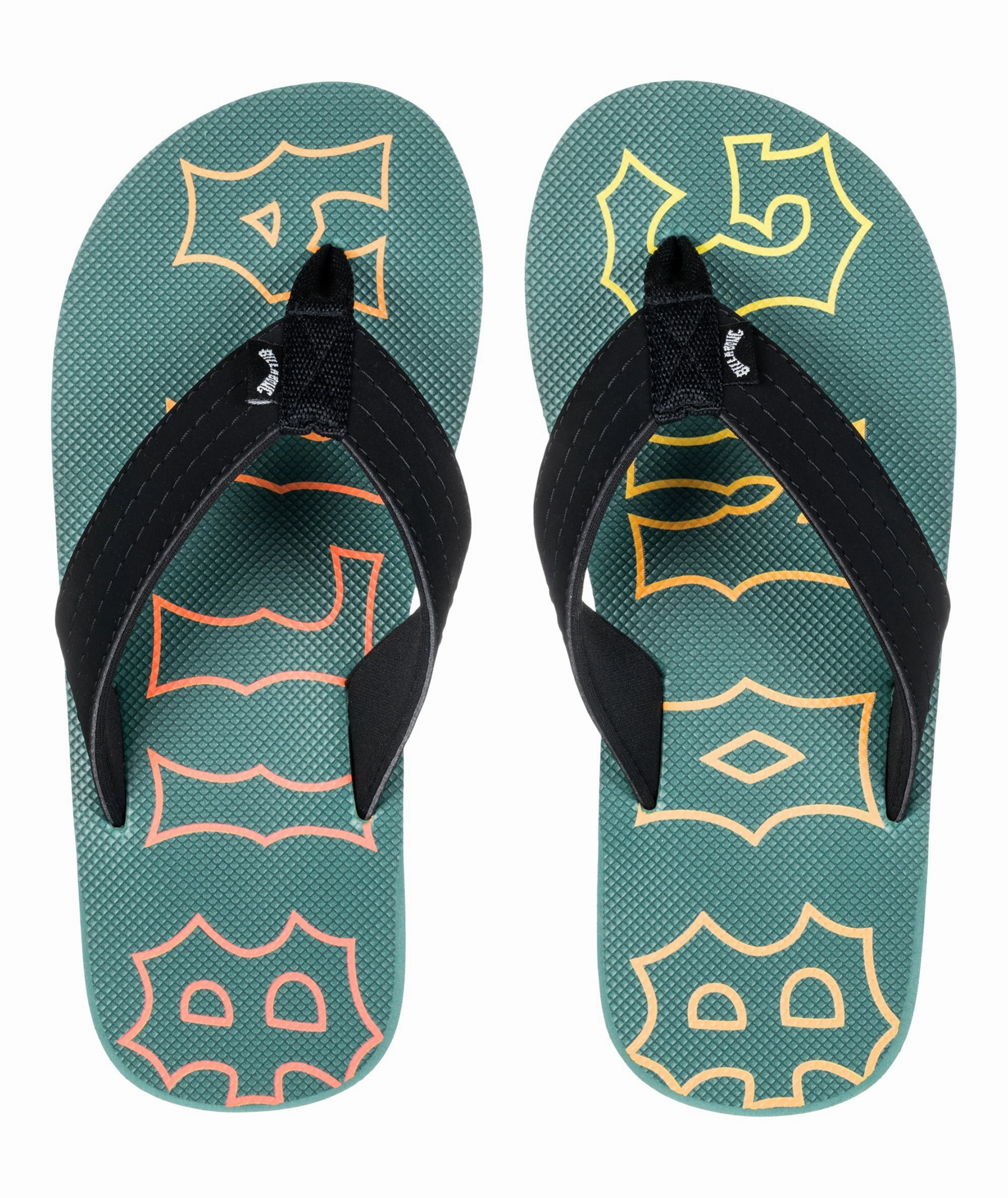 Mexican Flip Flops Billabong Kids All Day Theme Flip Flops