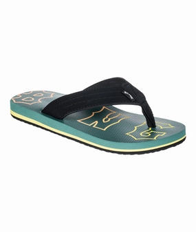 Billabong Kids All Day Theme Flip Flops Flip Flops Made In America