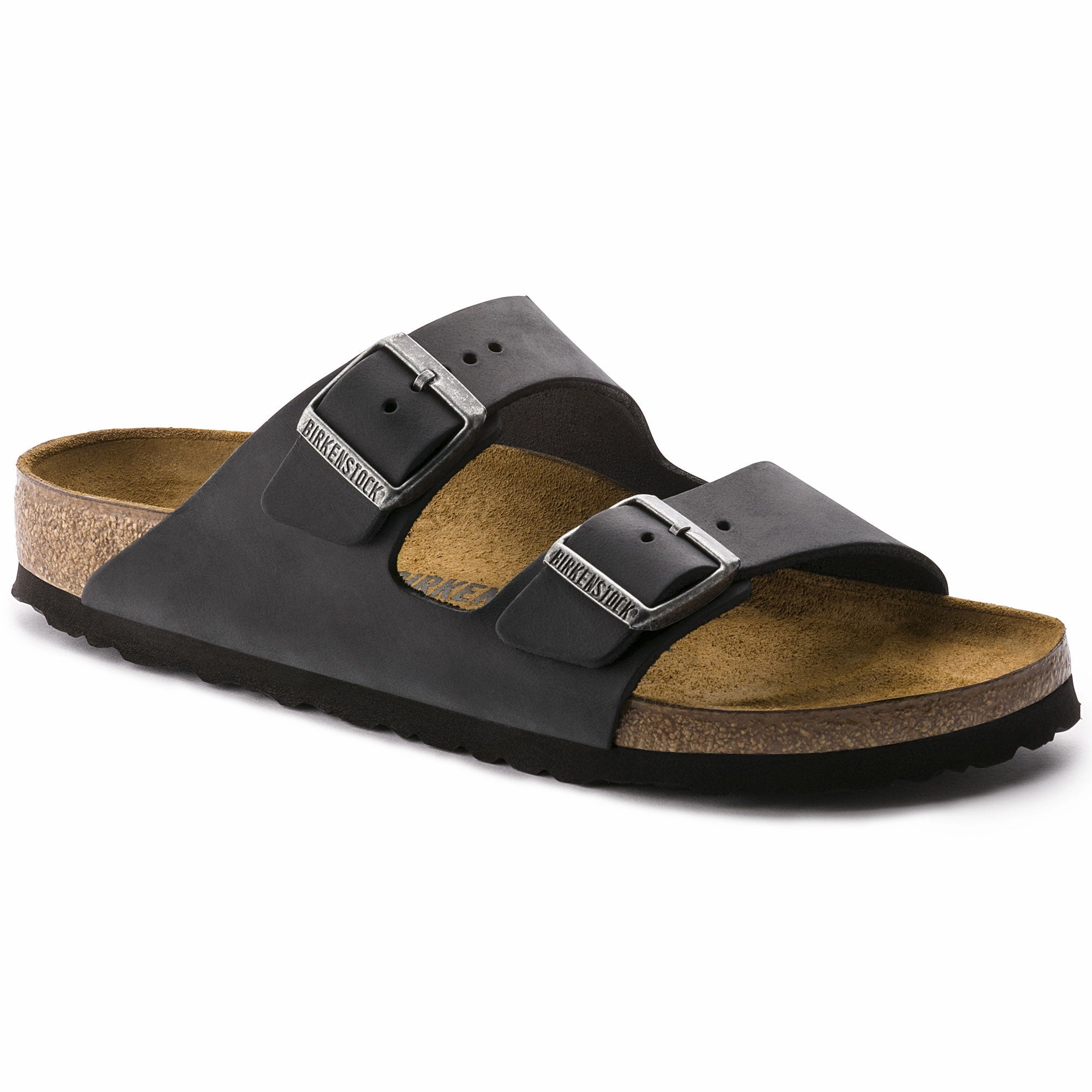 Haflinger Sandals Birkenstock Arizona NU Oiled Black R 552111