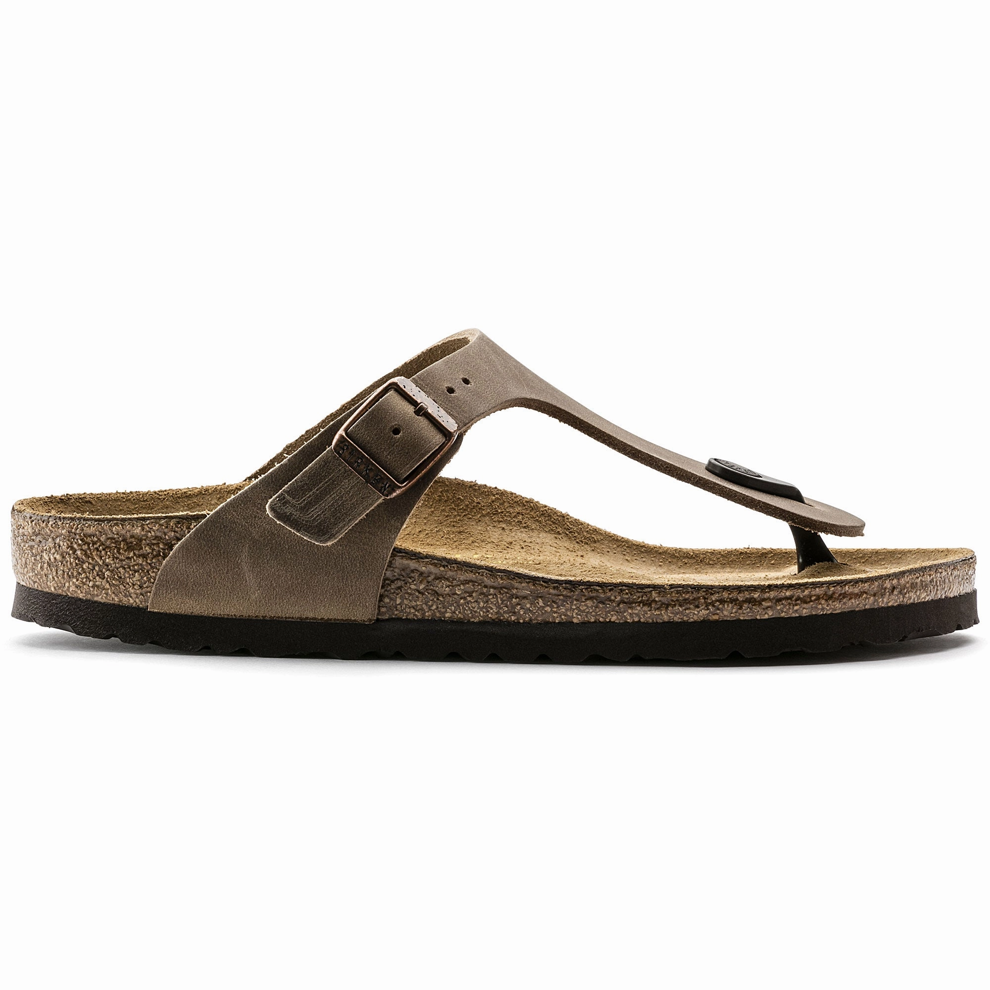 Birkenstock Gizeh NU Oiled Tobacco Brown 943811 Resort Antigua