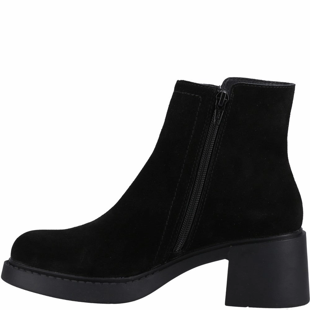 Black Adele Ankle Boots Naturalizer Ankle Boots Wide Width