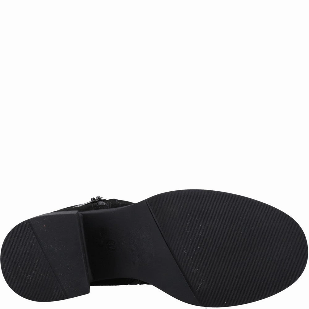 Black Adele Ankle Boots High Heel Platform Ankle Boots