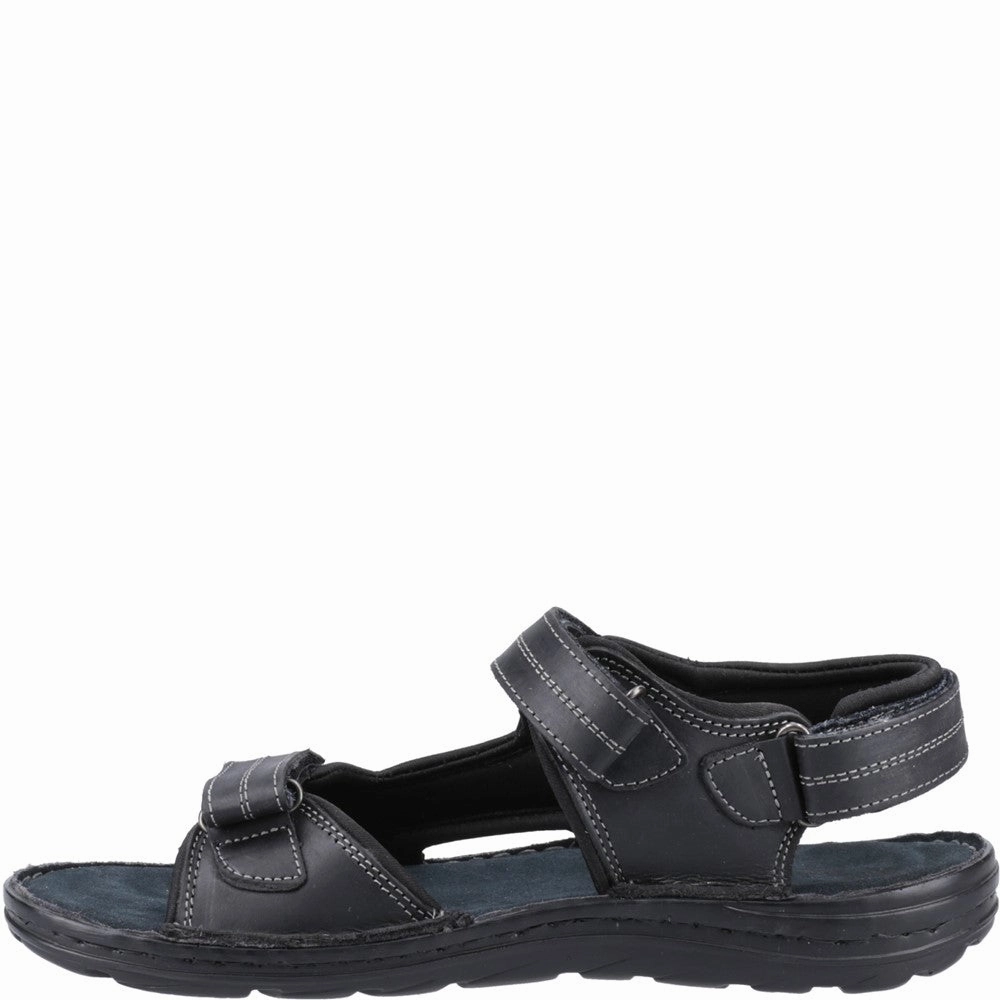 Black Alistair Sandals Gladiator Sandals