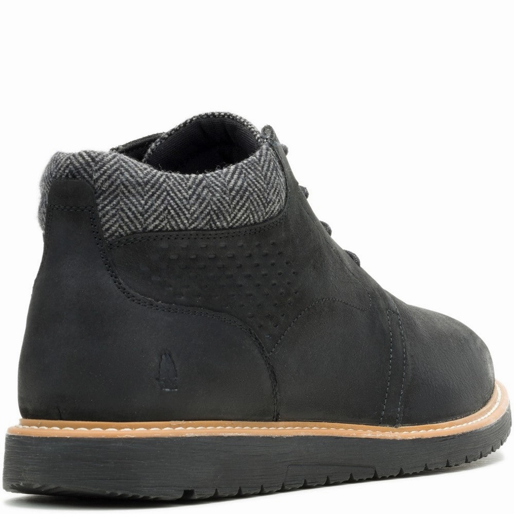 Black Jenson Lace Boots Ankle Platform Wedge Boots