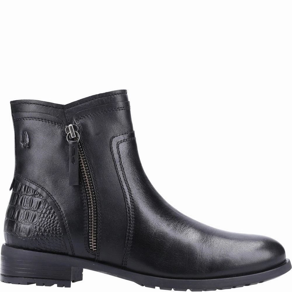 Slouchy Heeled Ankle Boots Black Scarlett Ankle Boots