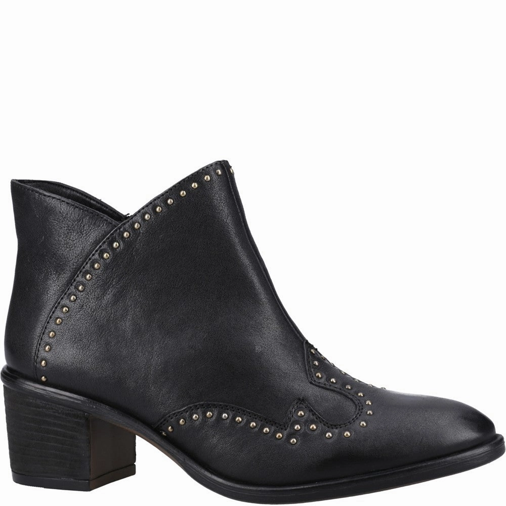Studded Platform Ankle Boots Black Waverly Ankle Boots