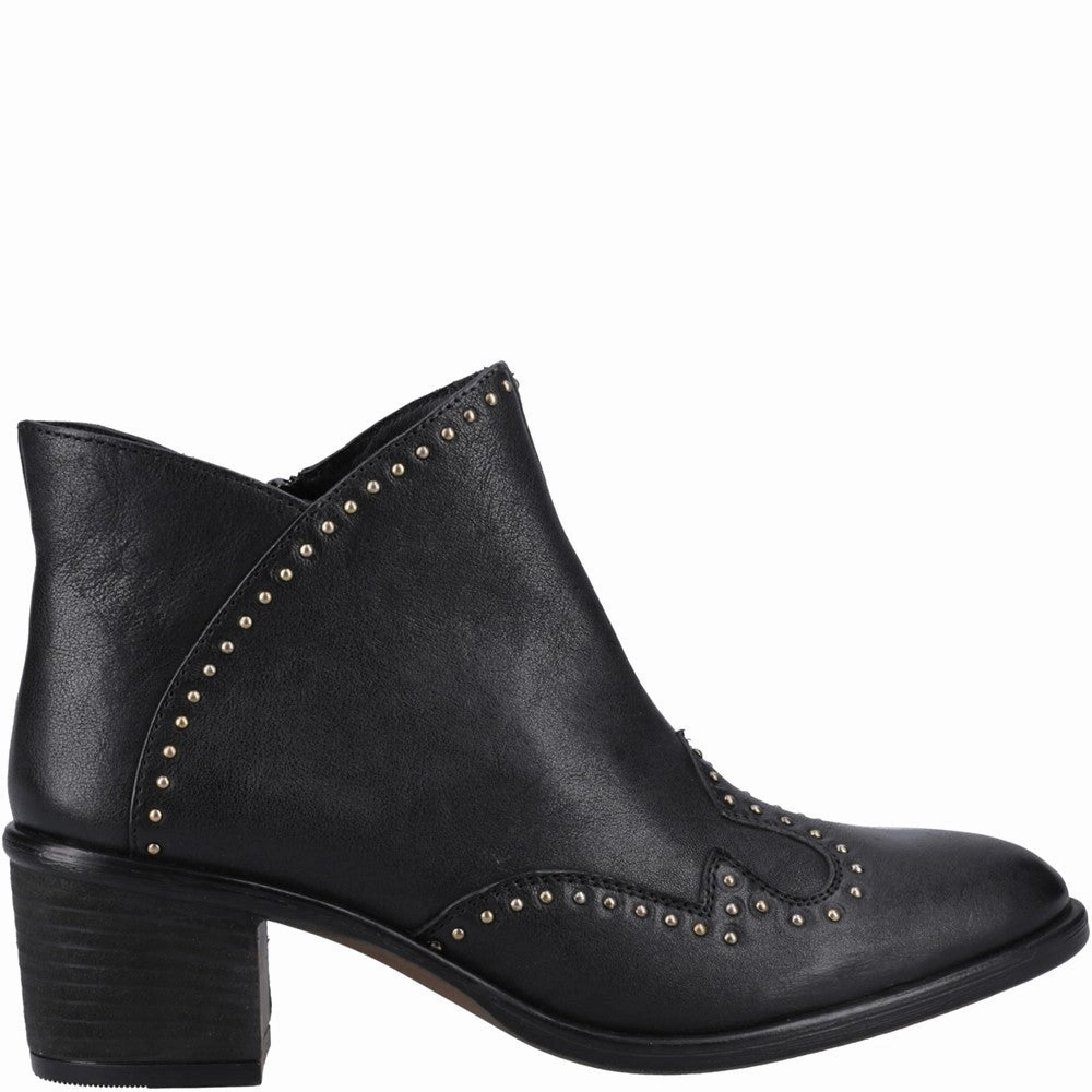 Black Waverly Ankle Boots Ankle Boots With Traction