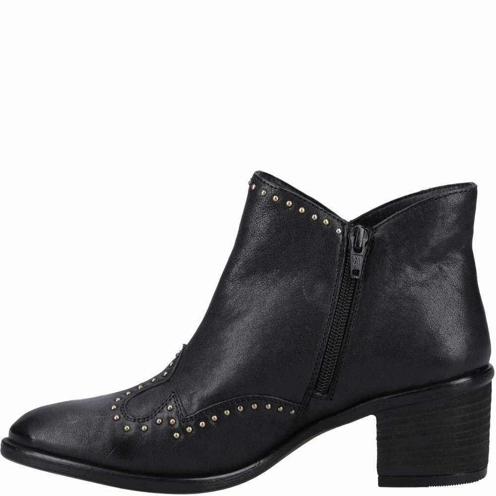 Black Waverly Ankle Boots Route 66 Ankle Boots