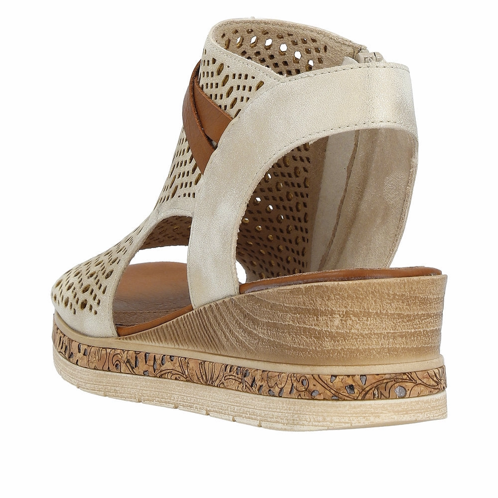 Egyptian Sandals Remonte D3075-60  Ladies Taupe Sandals