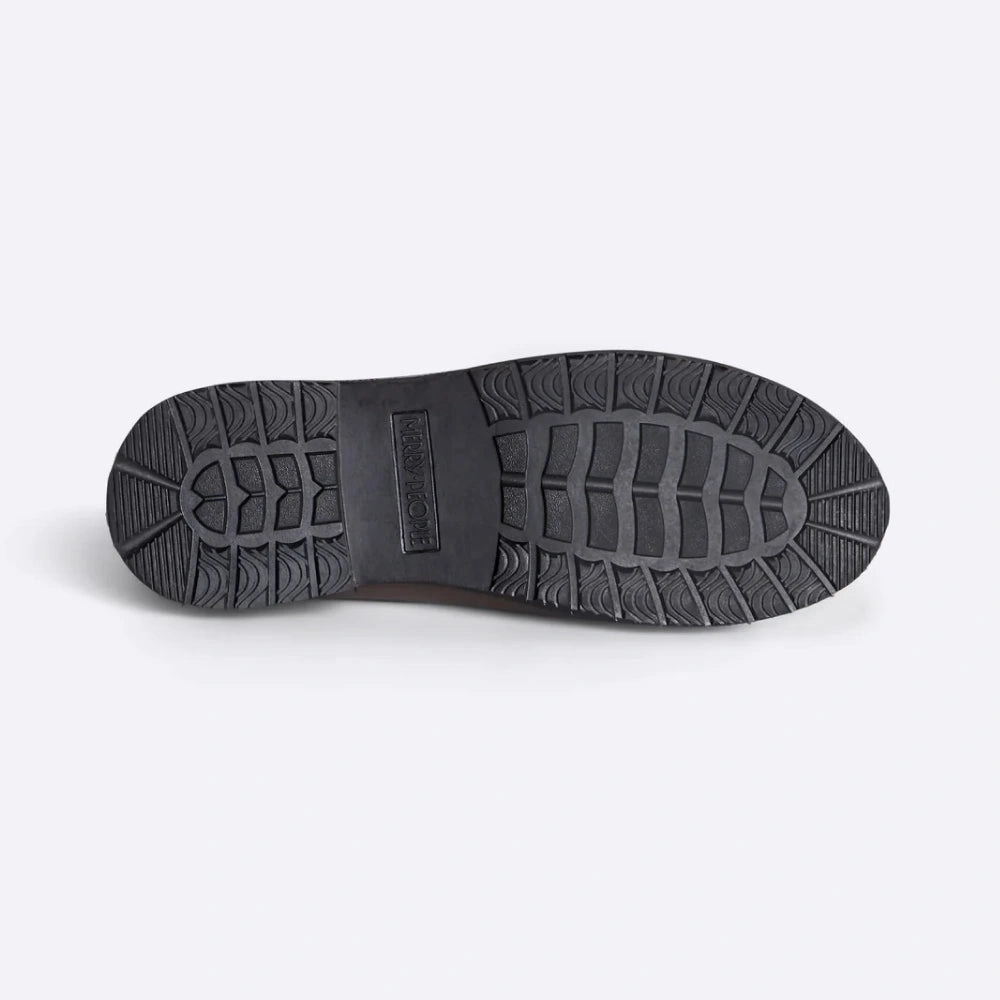 Rain Boots Size Wide Bobbi Wellington Boot // Chocolate & Black