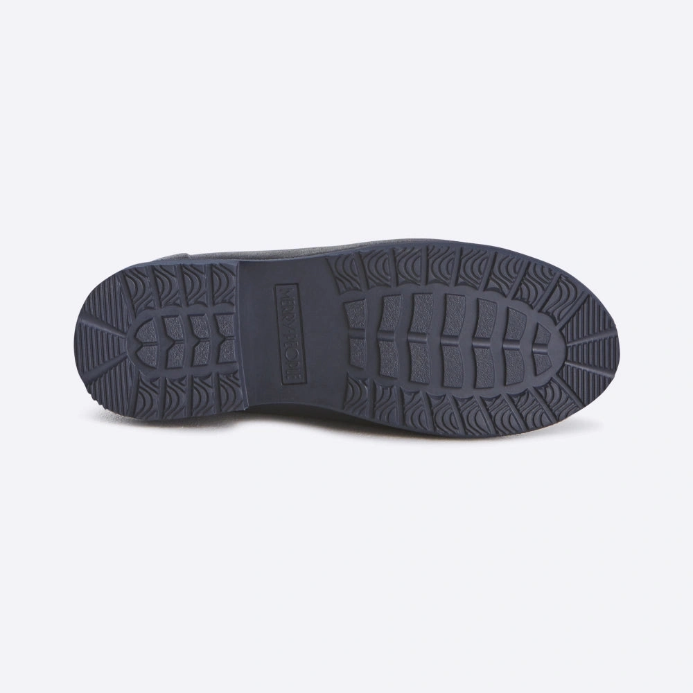 Best Rain Boots Reviews Bobbi Wellington Boot // Oxford Blue & Tan