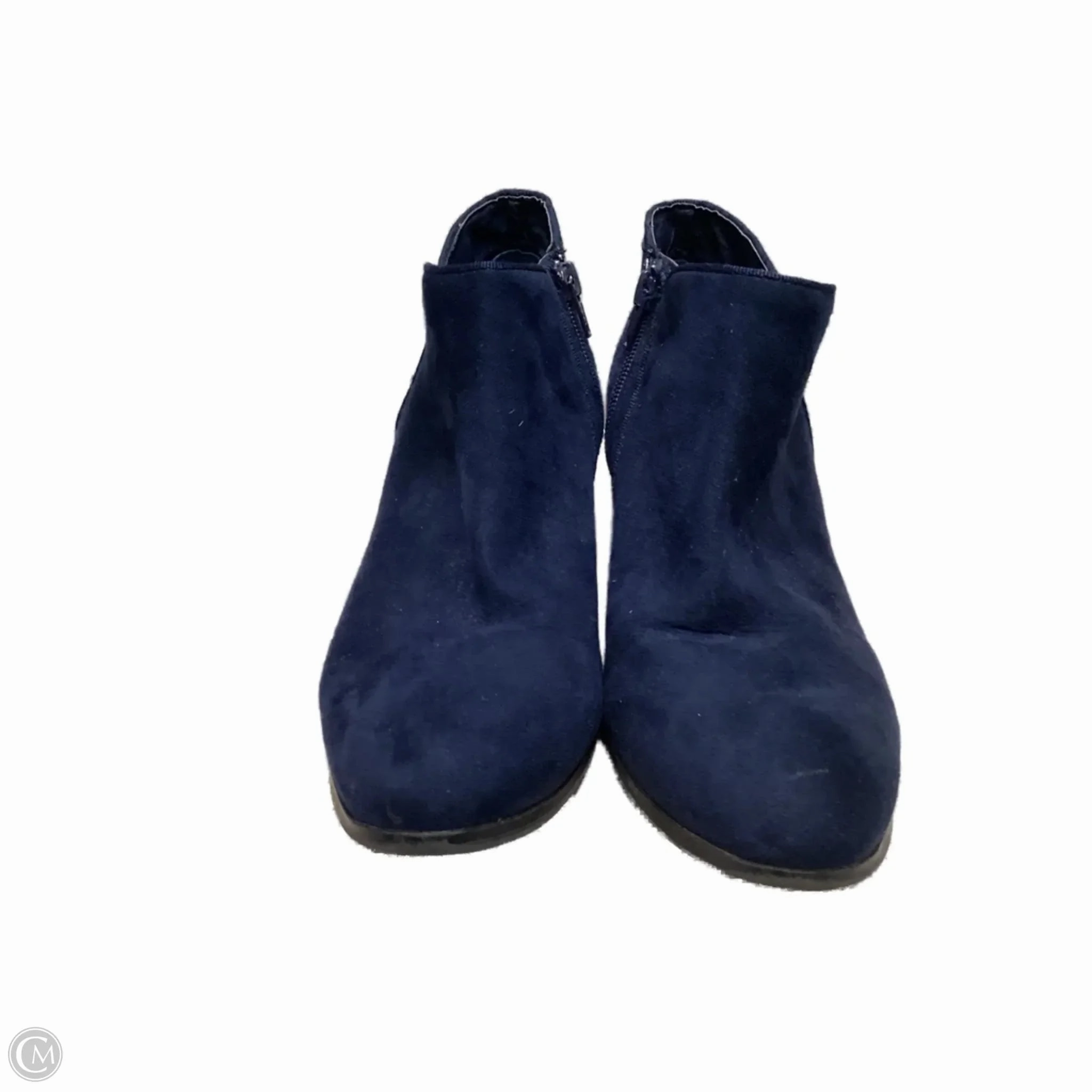 High-heeled Ankle Boots Boots Ankle Heels By Style And Co Collection Women In Navy, Size: 8.5