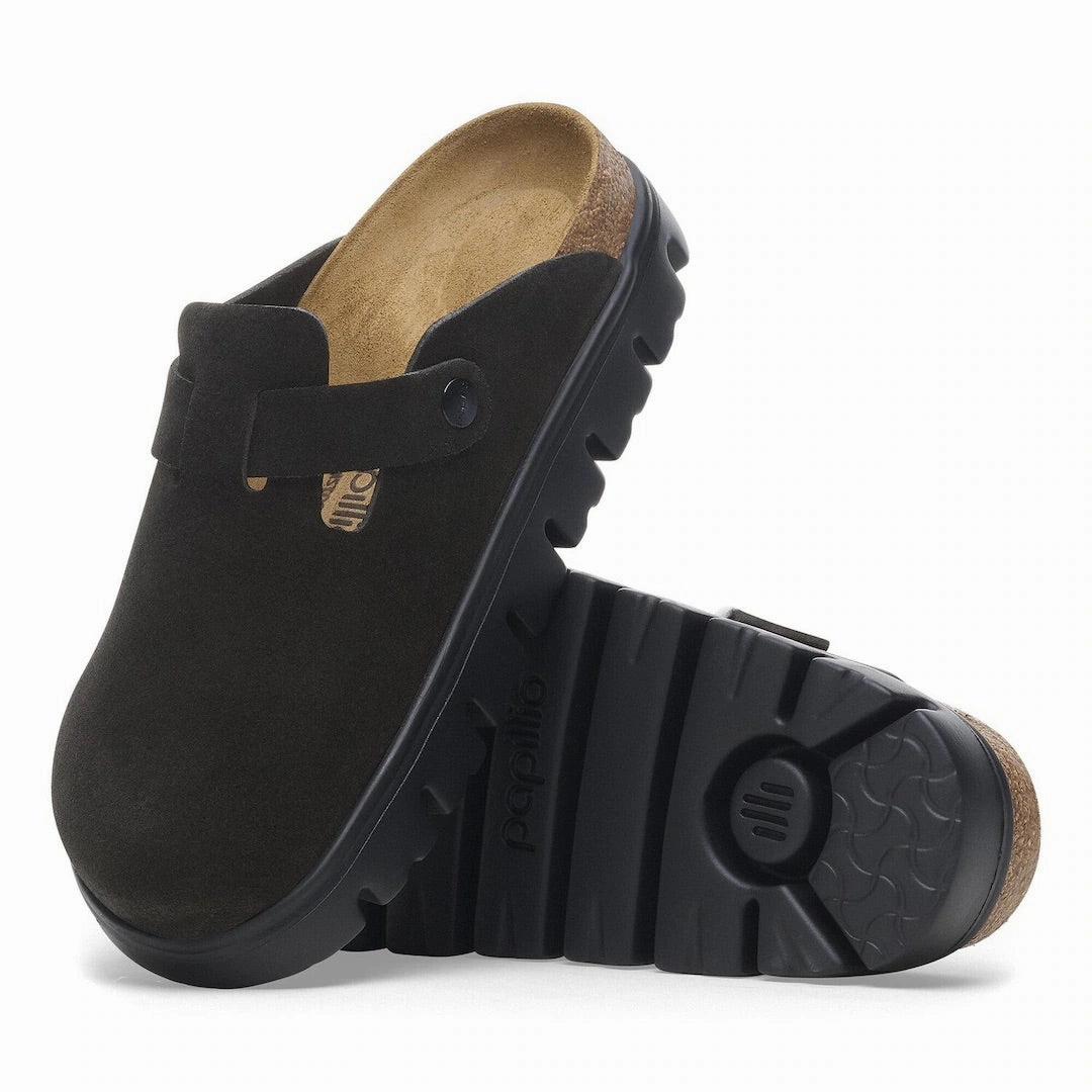Black Friday Clogs Boston Chunky - Suede Black