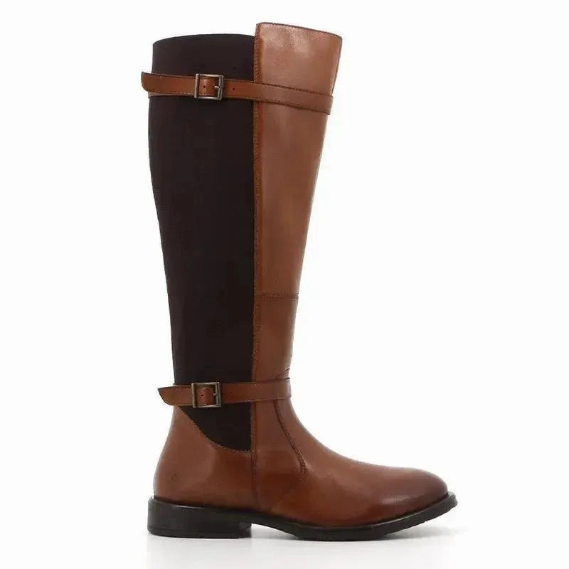 Hush Puppies Leather Victoria Rider Boot - Tan