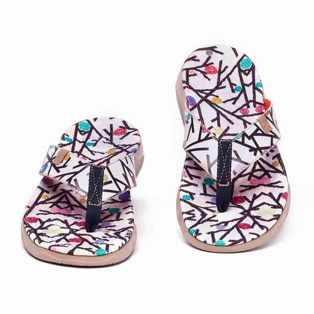 Western Flip Flops Branches Women Majorca Flip Flops