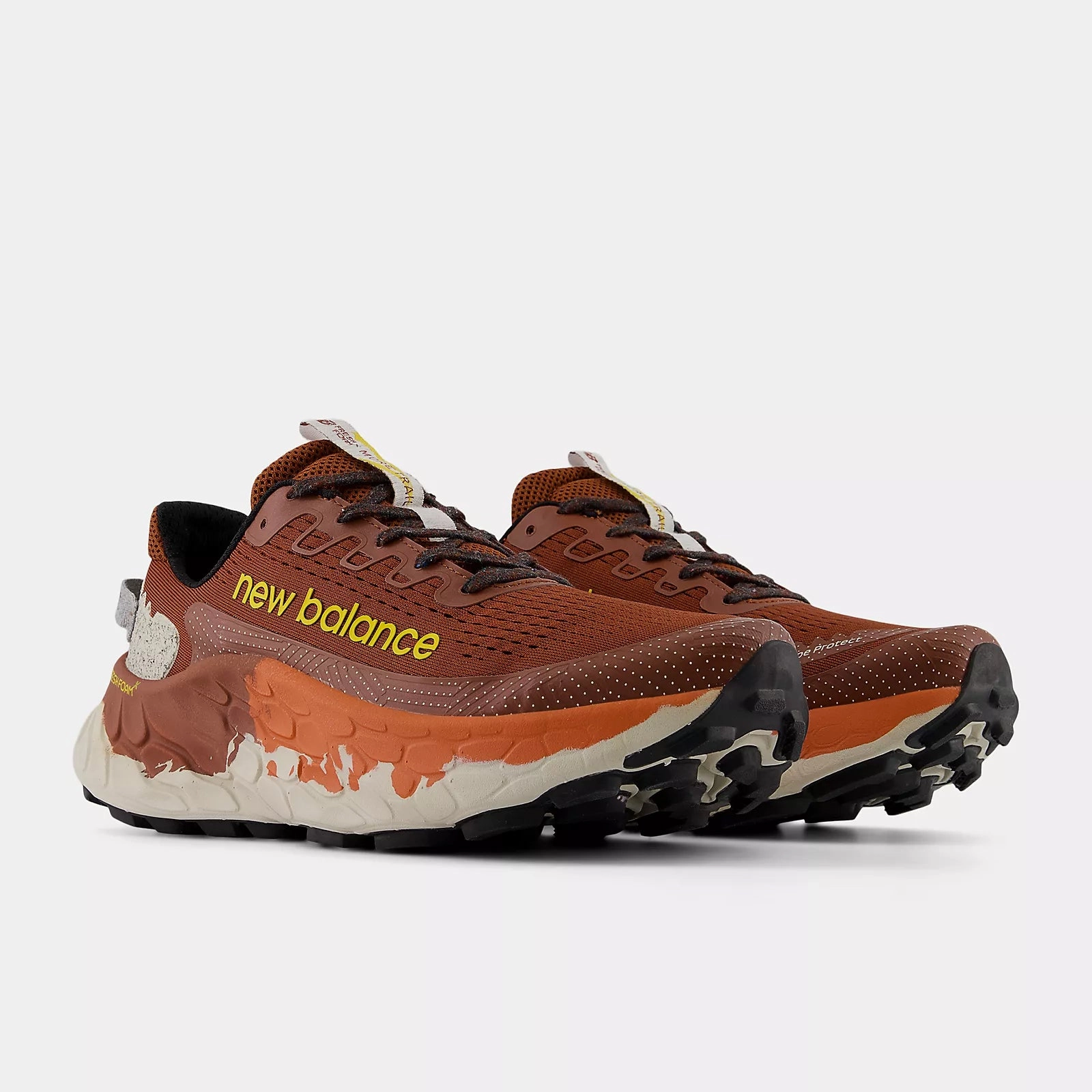 Walking Trail Shoes Men's X More Trail v3 Trail Running Shoes Relic Brown / Infield Clay / Ginger Lemon