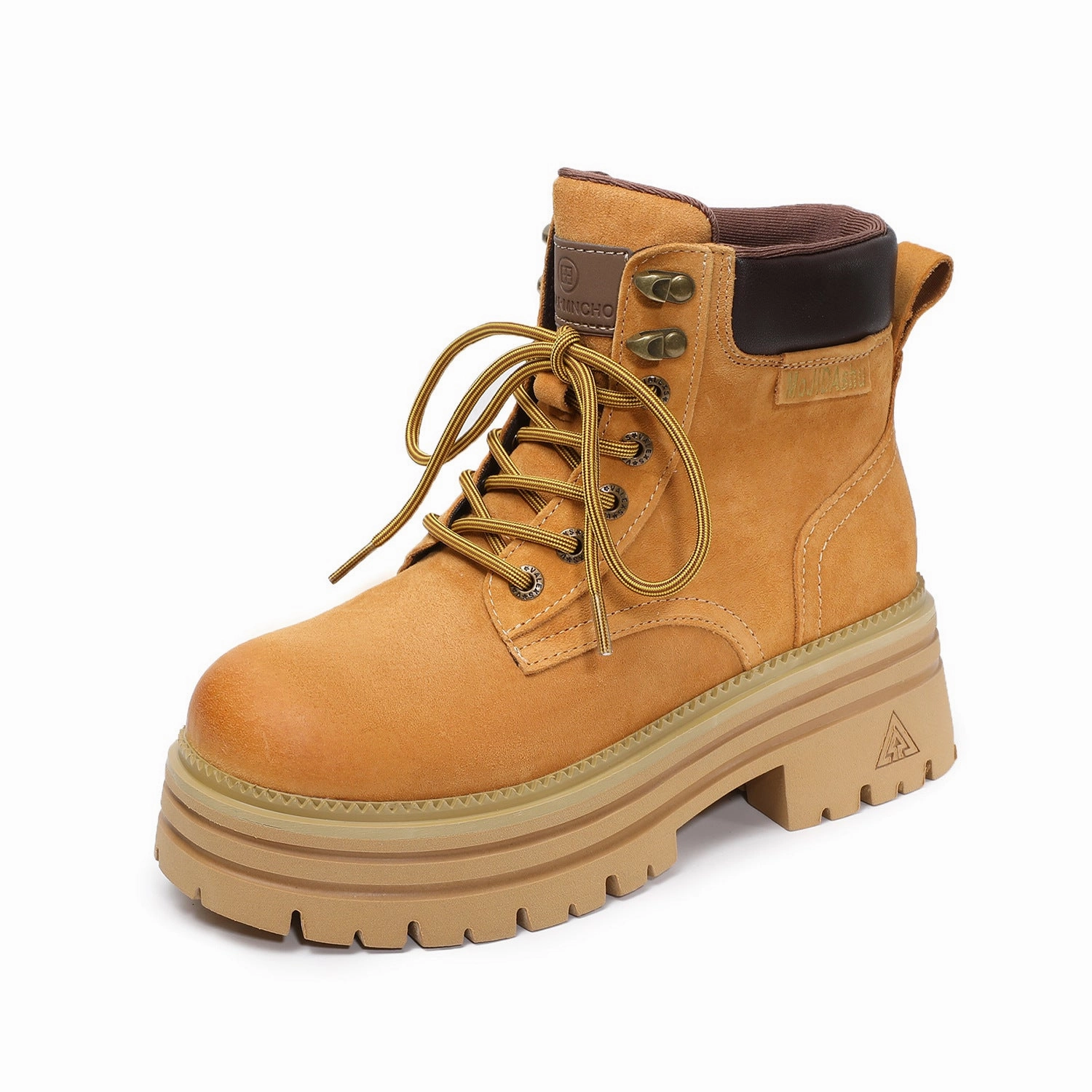 Laceless Ankle Boots Women's Cowhide Fashion Ankle Motorcycle Boots