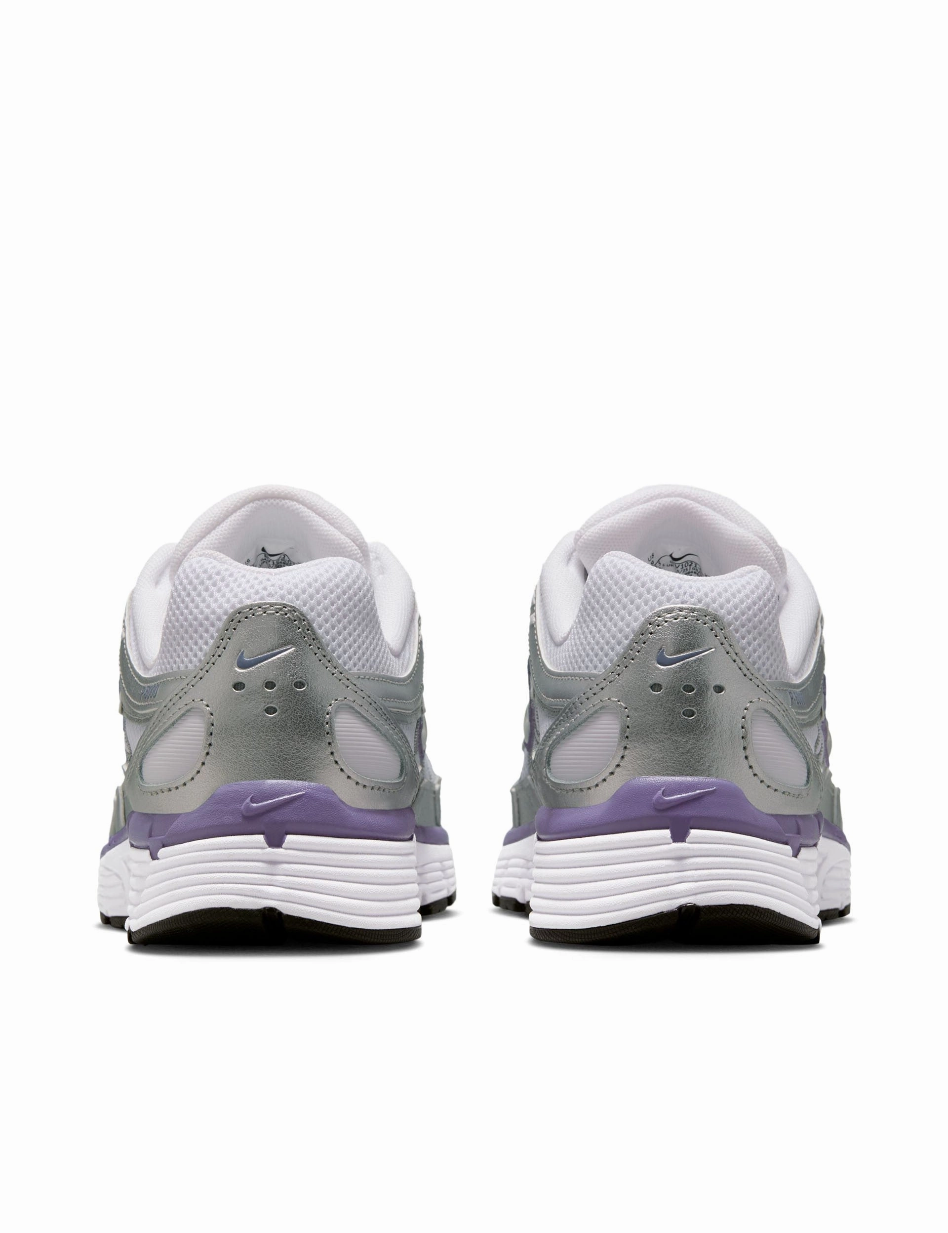 Daybreak Nike Shoes P-6000 Shoes - Metallic Silver/World Indigo/White/Black