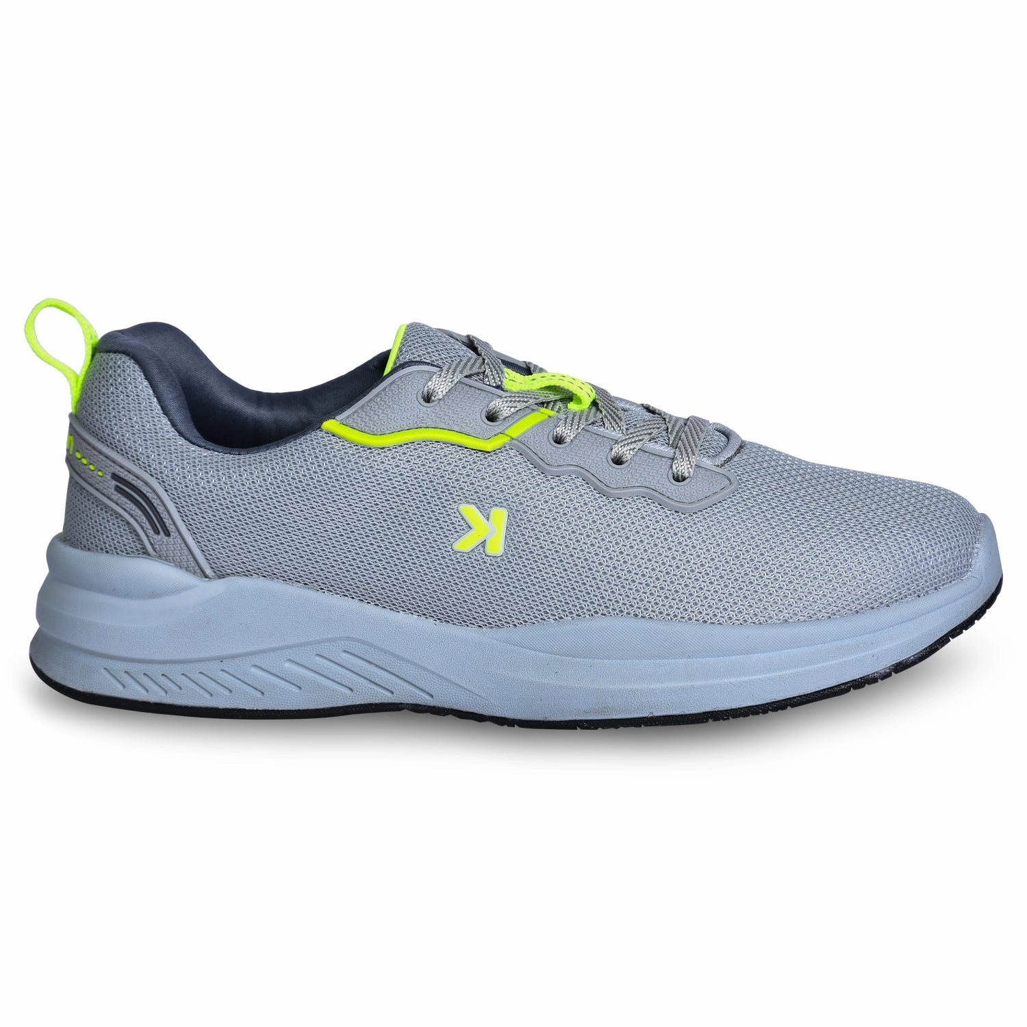 Eeken KESHGIA114 Grey Lightweight Soft Cushioned Walking Shoes For Men Breathable Shoes For Long Walks