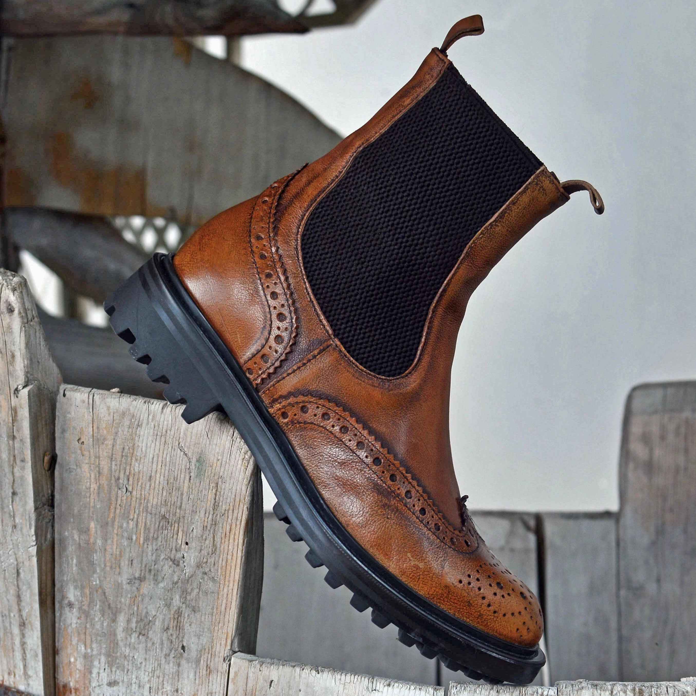 Western Ankle Boots Low Heel BRIDGE L03 - Davis CORTEX