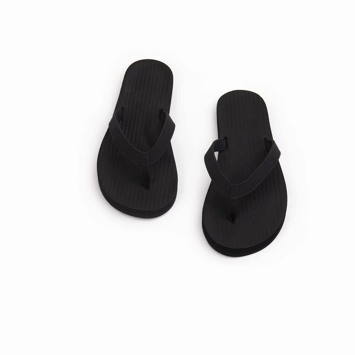 BLACK | THE ESSNTLS TIRE SOLE - Indosole Guess Wedge Flip Flops