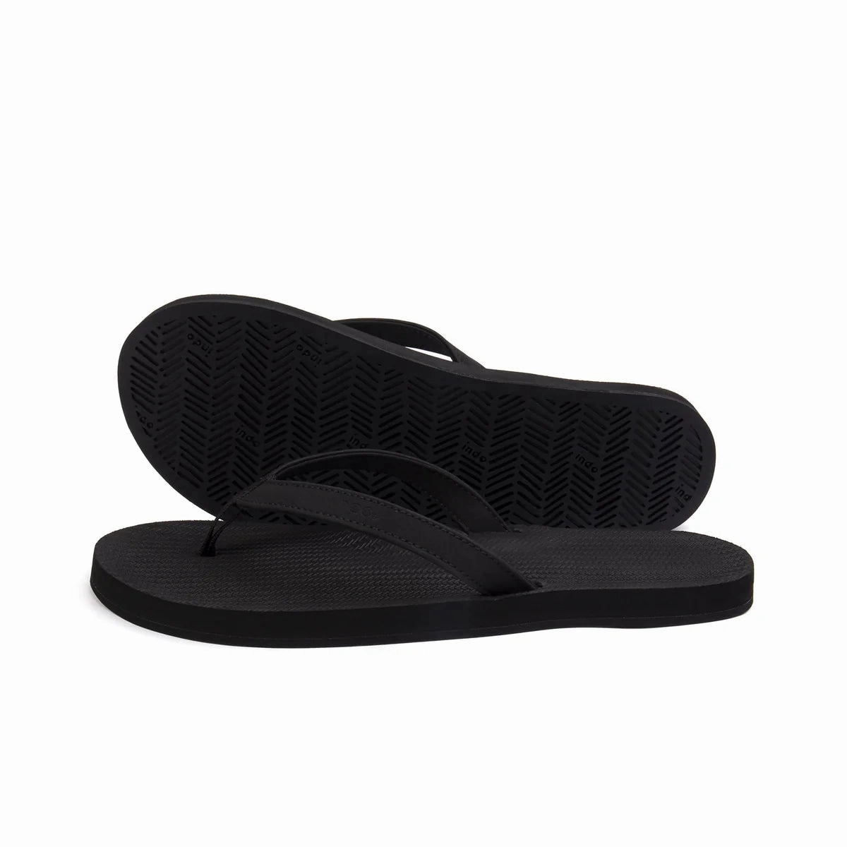BLACK | THE ESSNTLS TIRE SOLE - Indosole Platform Flip Flops Steve Madden