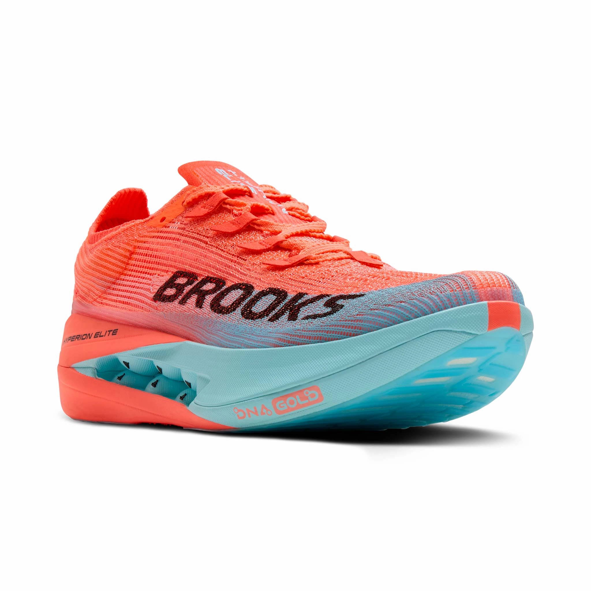 Donate Running Shoes Brooks | Unisex Hyperion Elite 5 Running Shoes - Pink Clay/Atomizer Blue