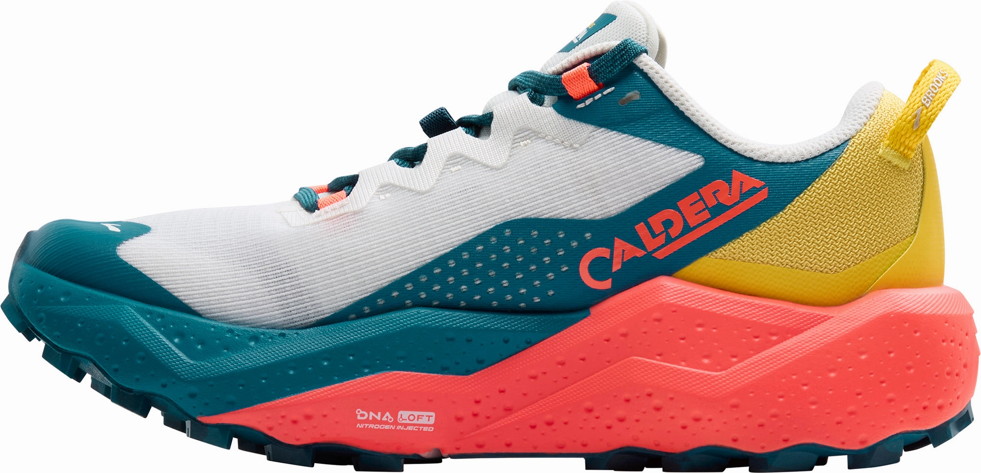 Waterproof Trail Running Shoes Wide Toe Box Brooks Caldera 8 Womens Trail Running Shoes - White