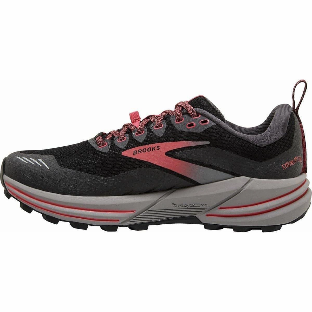 Brooks Cascadia 16 GORE-TEX Womens Trail Running Shoes - Black Best Trail Running Shoes Flat Feet