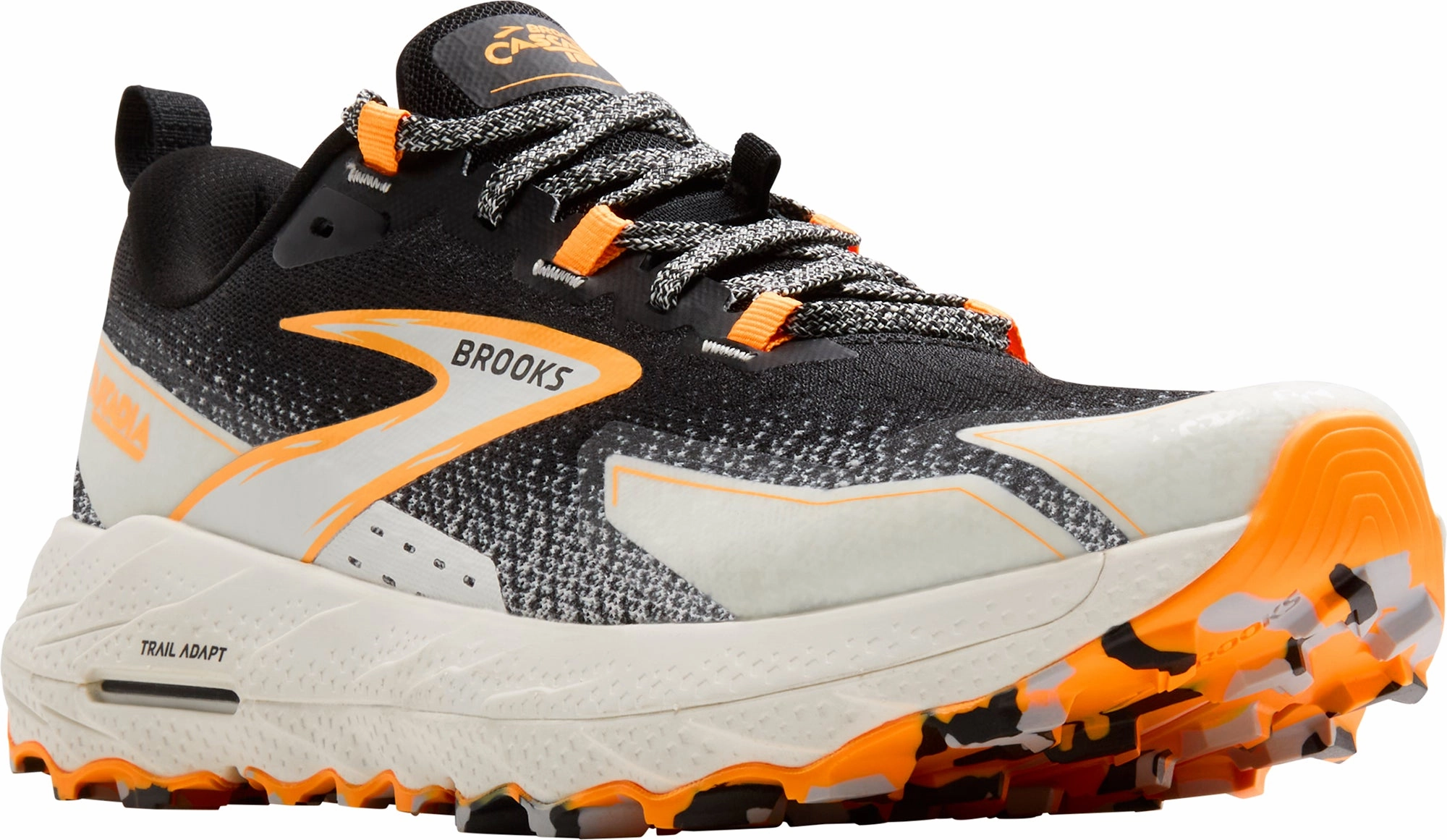 Brooks Cascadia 18 Mens Trail Running Shoes - Black Trail Running Shoes Size