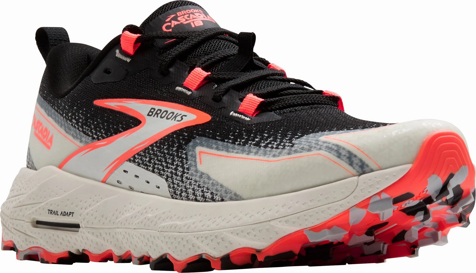 Brooks Cascadia 18 Womens Trail Running Shoes - Black Trail Wizard Running Shoes