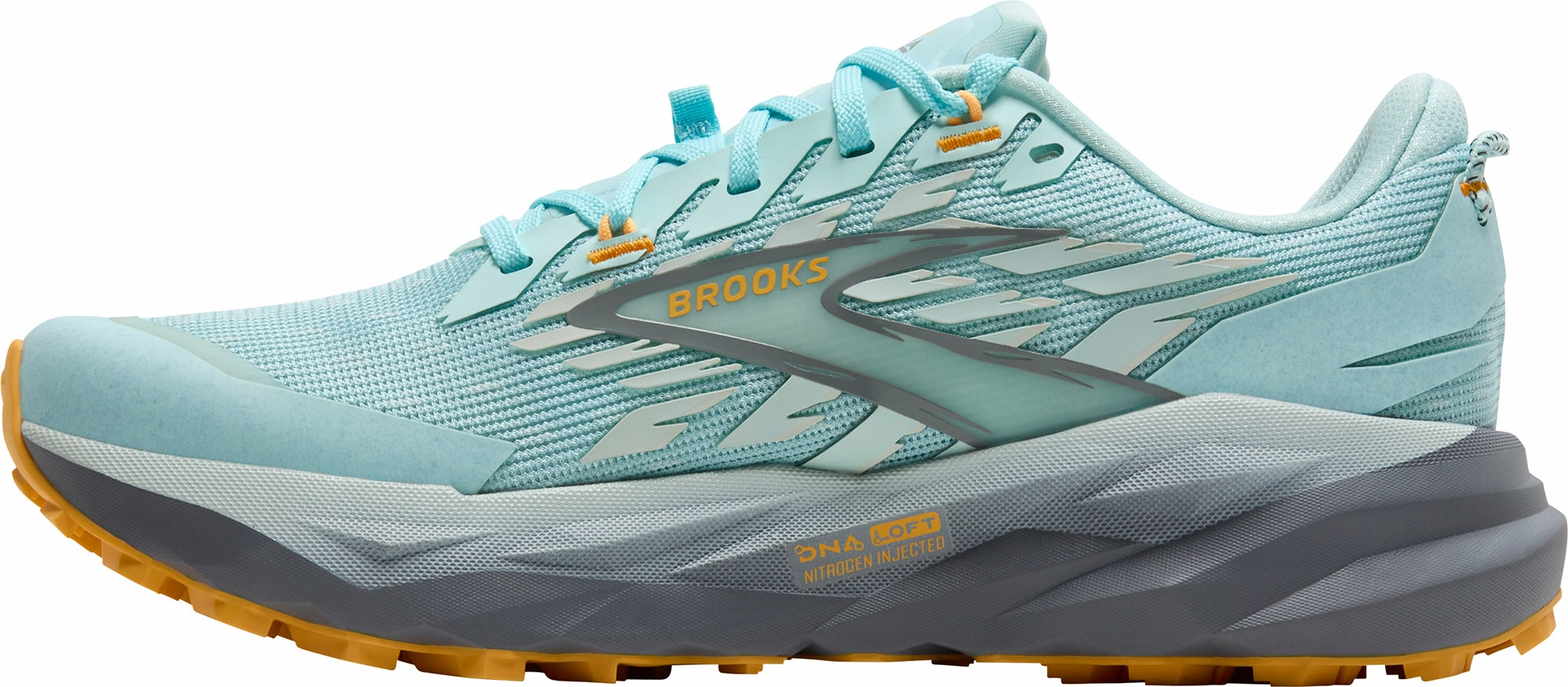 Brooks Cascadia 19 Womens Trail Running Shoes - Blue Trail Hiking Shoe