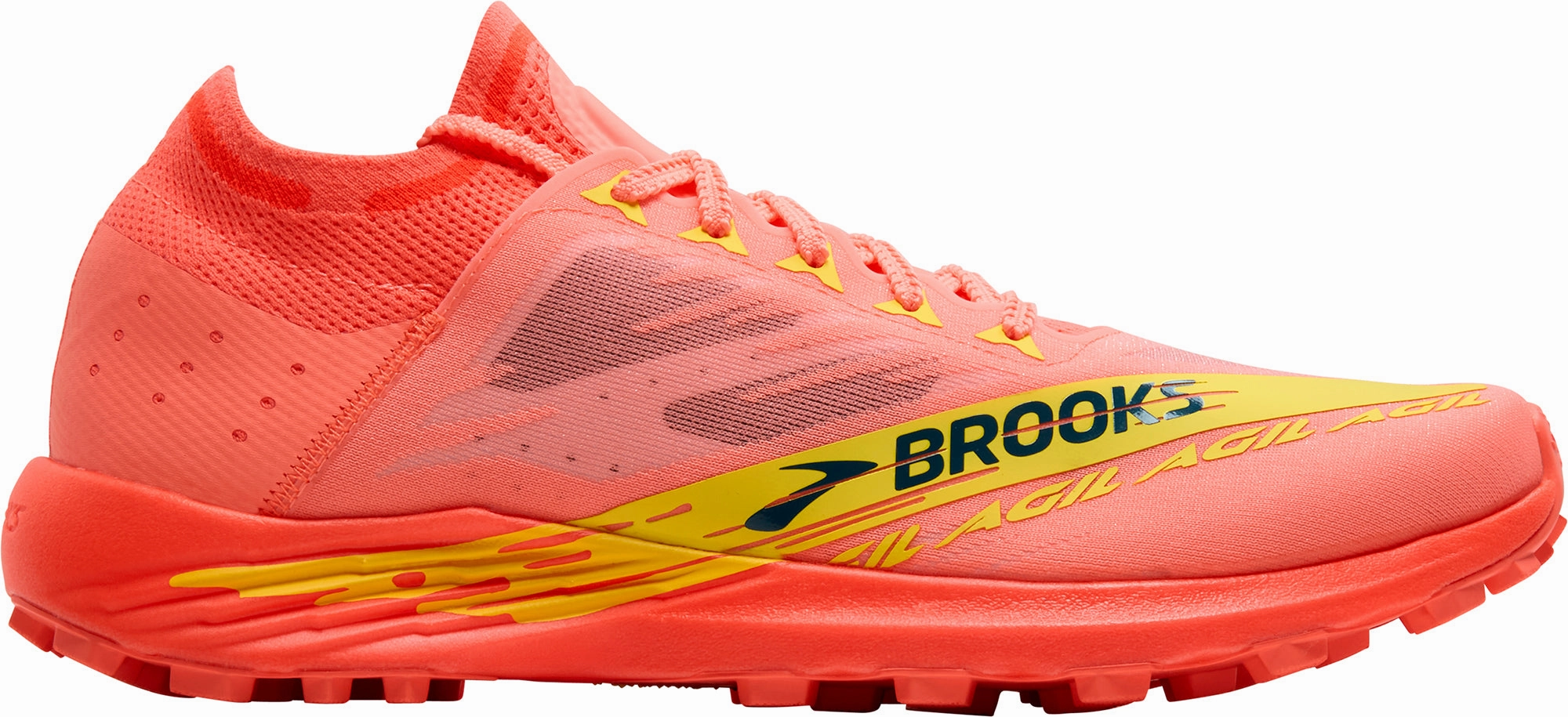 Hybrid Trail Running Shoes Brooks Catamount Agil Trail Running Shoes - Orange