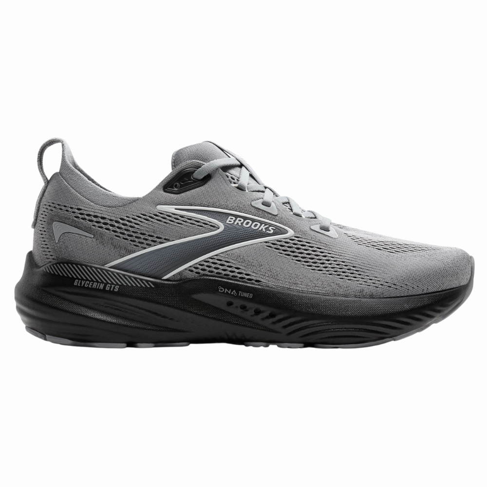 Brooks Glycerin GTS 22 Primer Gray/Ebony/Bluewash Running Shoe (Men's)