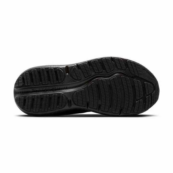 Brooks Mens Ghost Max 2 Wide- Black/Black/Ebony (1104311D020) For Walking Cool Walking