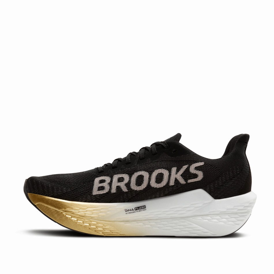 Bespoke Training Shoes 3d Design Brooks Women's Hyperion Max 2 Running Shoes in Black/Gold/Pink SS25