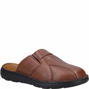 Brown Carson Mule Sandals Wedge Low Sandals